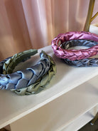 JULIET BRAIDED SILK HEADBAND one of a kind Epona Valley 