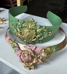 VERDIGRIS ROSE ARC CROWN one of a kind Epona Valley 