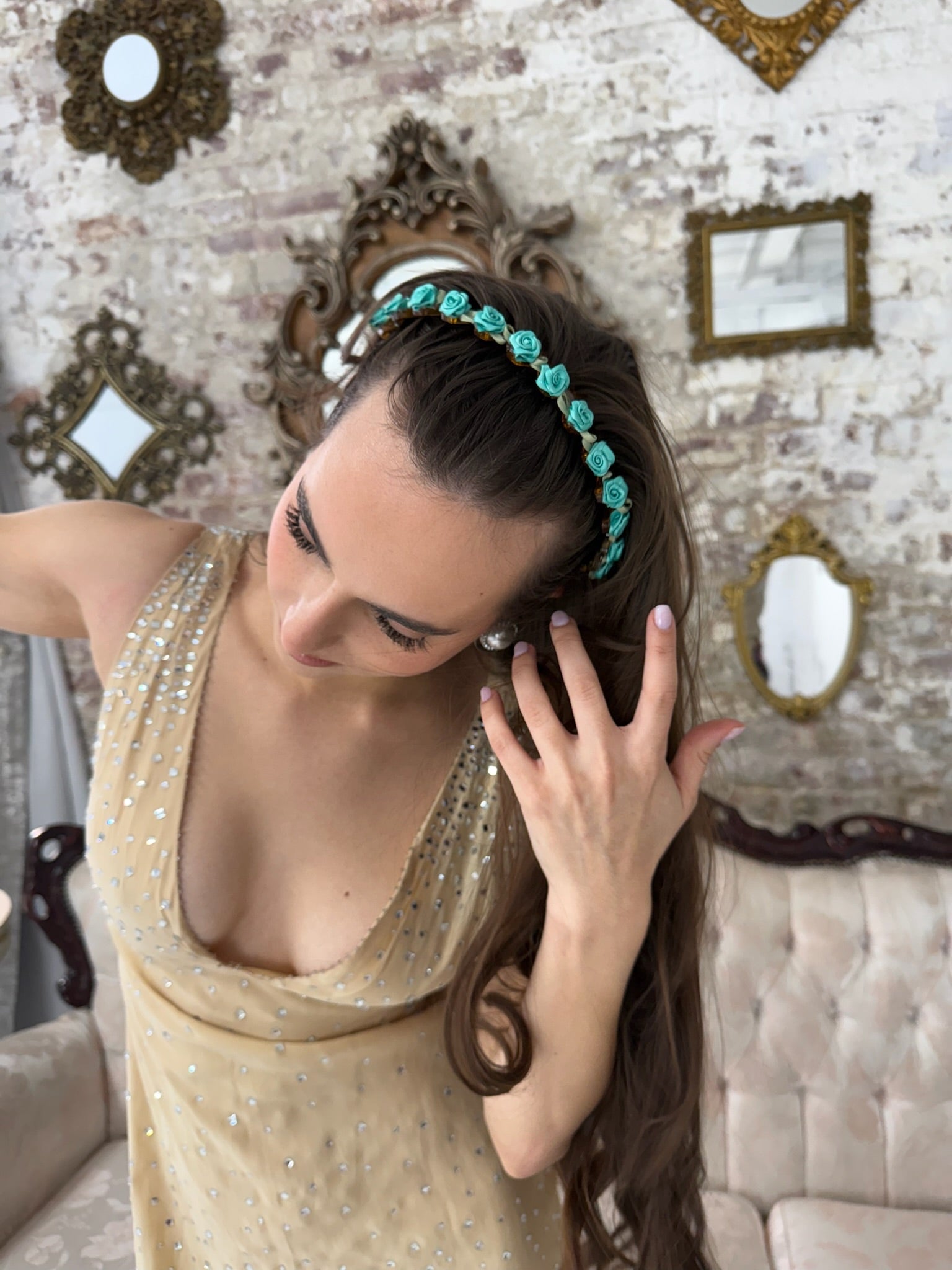 ENID ROSE HEADBAND Headbands & Crowns Epona Valley 