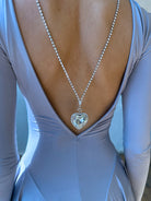 AMORE HEART SWAROVSKI BACK CHAIN Jewelry Epona Valley 