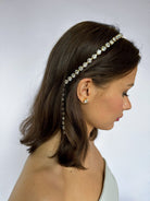 JOSEPHINA MAGNUS SWAROVSKI DROP CHAIN HEADBAND Headbands & Crowns Epona Valley 