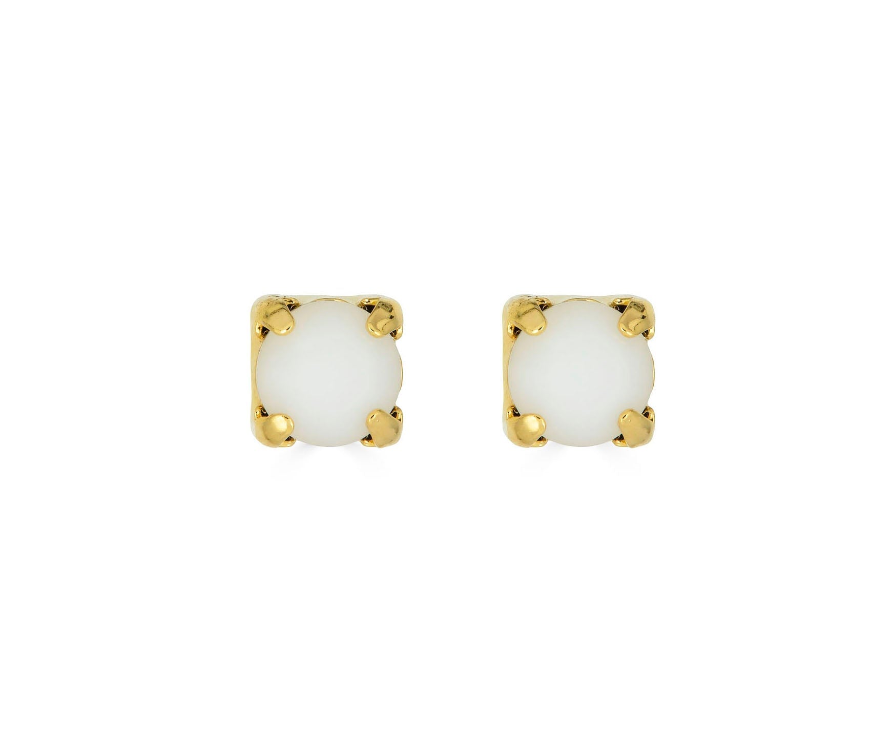 ALABASTER SWAROVSKI STUD EARRINGS Epona Valley 