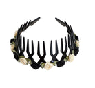 ENID ROSE HEADBAND Epona Valley CREAM/BLACK / BLACK 