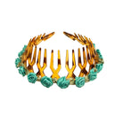 ENID ROSE HEADBAND Epona Valley TURQUOISE / TORTOISE 