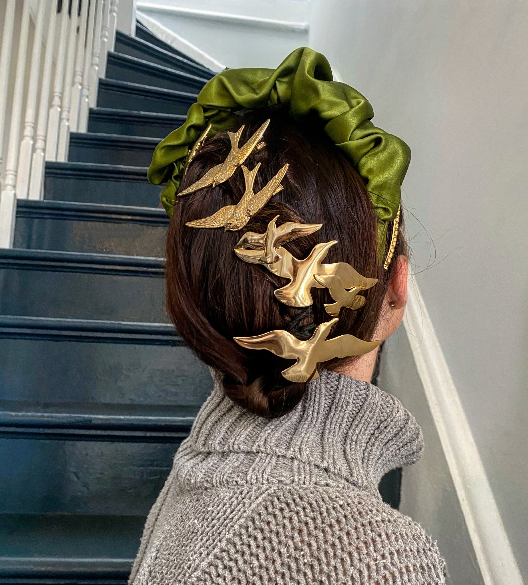 GOLDEN WINGS BARRETTE - Epona Valley | Luxury Hair Accessories | Bridal Accessories | Made In NYC