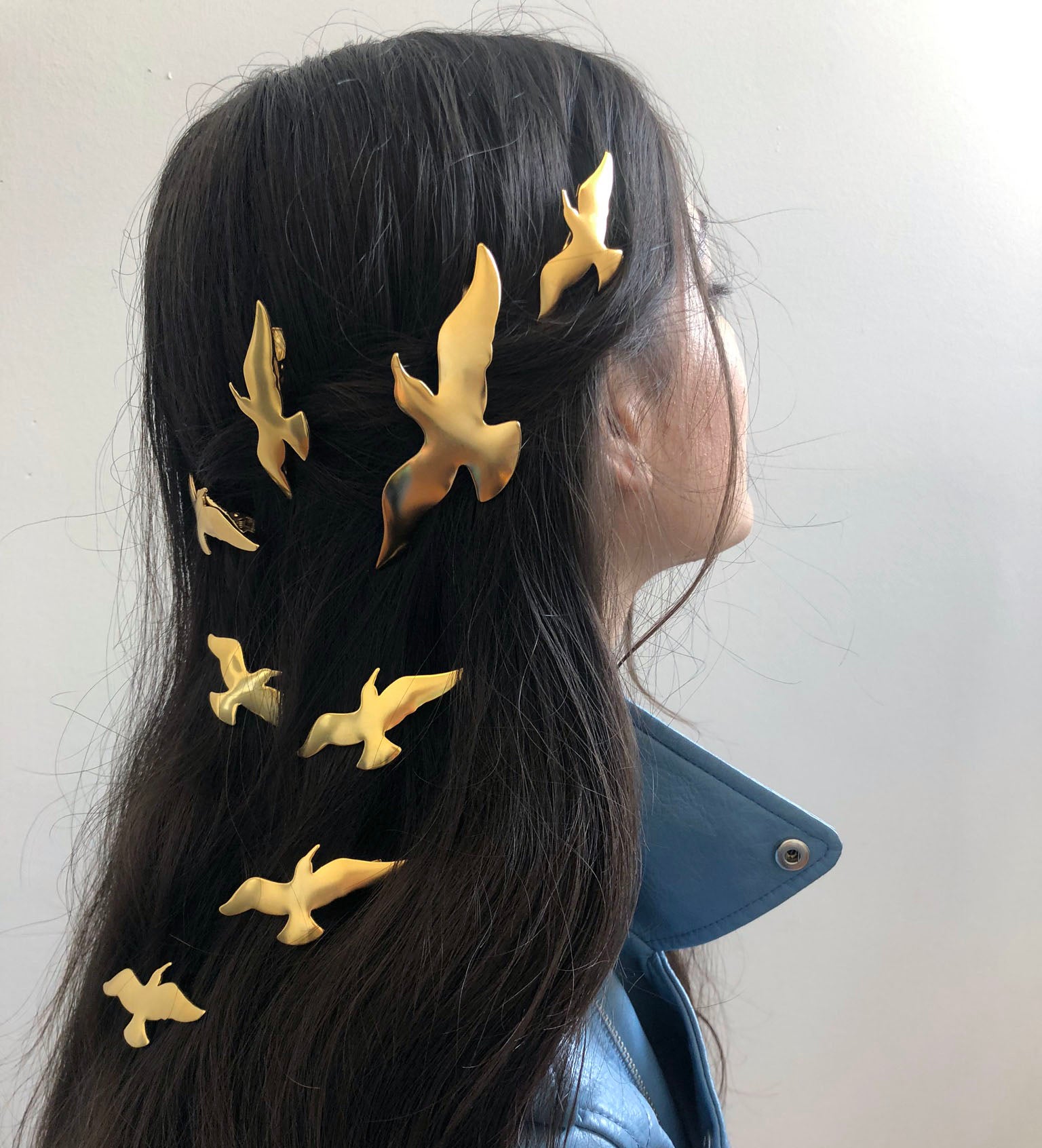 GOLDEN WINGS CLIP SET - Epona Valley | Luxury Hair Accessories | Bridal Accessories | Made In NYC